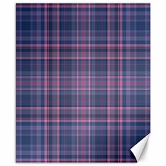 Plaid Design Canvas 8  X 10  by Valentinaart