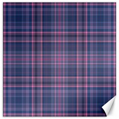 Plaid Design Canvas 12  X 12   by Valentinaart