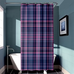 Plaid Design Shower Curtain 36  X 72  (stall)  by Valentinaart