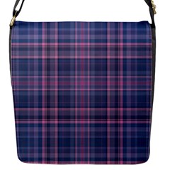 Plaid Design Flap Messenger Bag (s) by Valentinaart