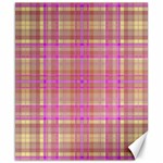 Plaid design Canvas 8  x 10  8.15 x9.66  Canvas - 1