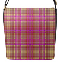 Plaid Design Flap Messenger Bag (s) by Valentinaart