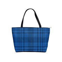 Plaid Design Shoulder Handbags by Valentinaart