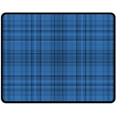 Plaid Design Double Sided Fleece Blanket (medium)  by Valentinaart