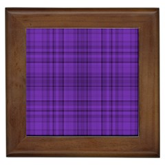 Plaid Design Framed Tiles by Valentinaart