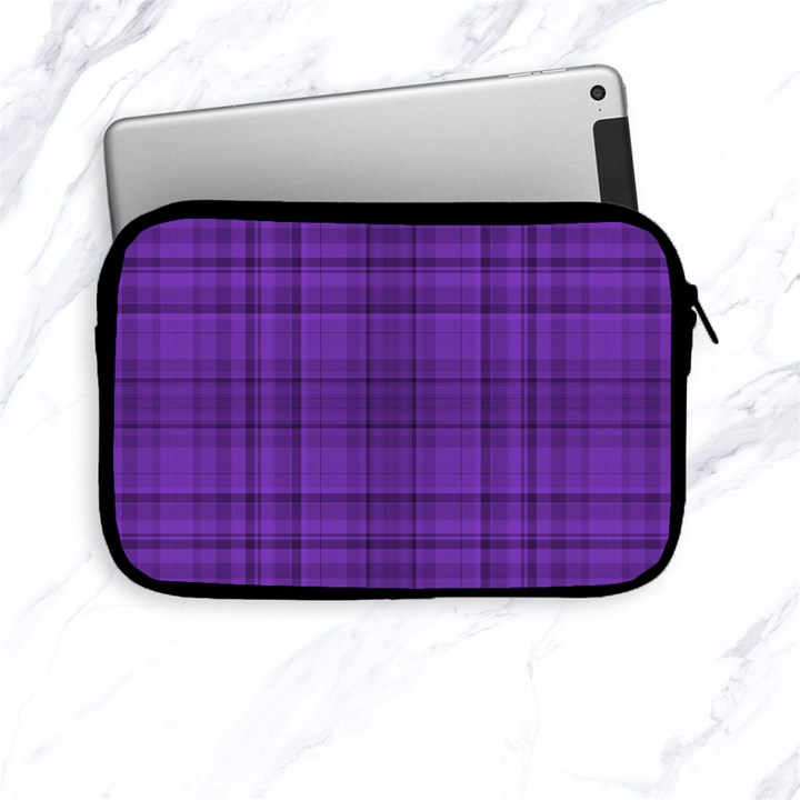 Plaid design Apple iPad Mini Zipper Cases