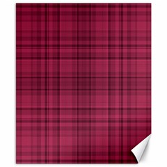 Plaid Design Canvas 8  X 10  by Valentinaart