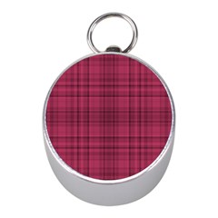 Plaid Design Mini Silver Compasses by Valentinaart