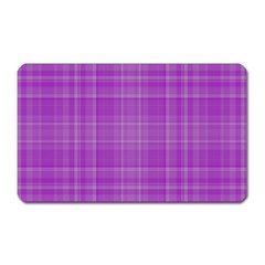 Plaid Design Magnet (rectangular) by Valentinaart