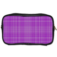 Plaid Design Toiletries Bags by Valentinaart