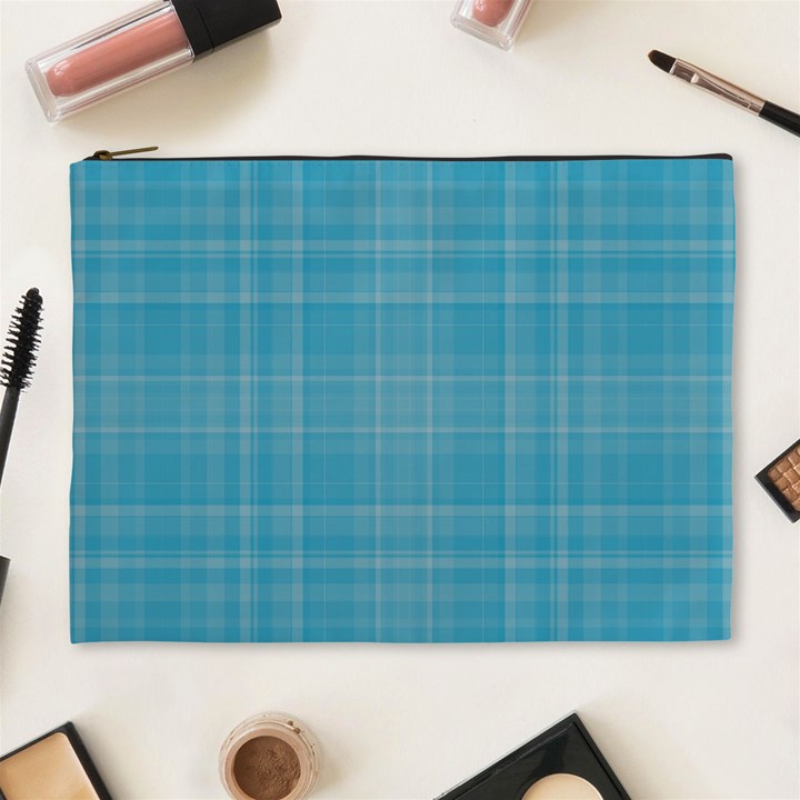 Plaid design Cosmetic Bag (XL)