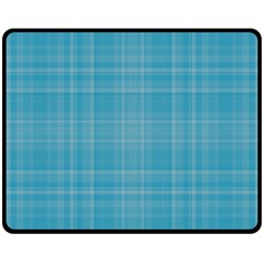 Plaid Design Double Sided Fleece Blanket (medium)  by Valentinaart