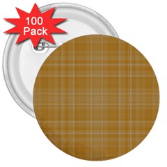 Plaid Design 3  Buttons (100 Pack)  by Valentinaart