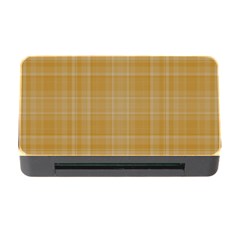 Plaid Design Memory Card Reader With Cf