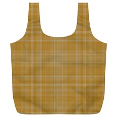 Plaid Design Full Print Recycle Bags (l)  by Valentinaart