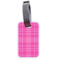 Plaid Design Luggage Tags (two Sides) by Valentinaart