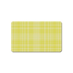 Plaid Design Magnet (name Card)