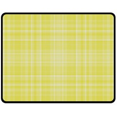 Plaid Design Double Sided Fleece Blanket (medium)  by Valentinaart