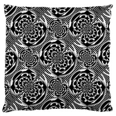 Metallic Mesh Pattern Large Cushion Case (one Side) by linceazul