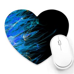 Fire Heart Mousepads by Valentinaart