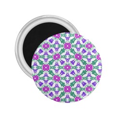 Multicolor Ornate Check 2 25  Magnets by dflcprints