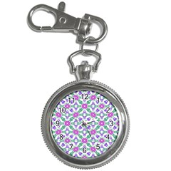 Multicolor Ornate Check Key Chain Watches by dflcprints