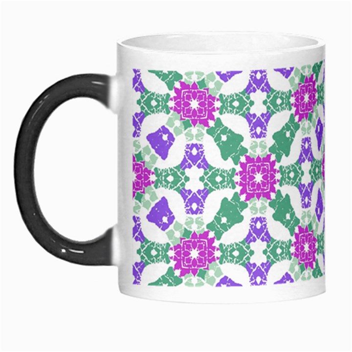 Multicolor Ornate Check Morph Mugs