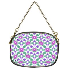 Multicolor Ornate Check Chain Purses (one Side)  by dflcprints