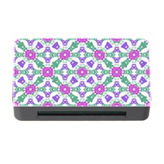 Multicolor Ornate Check Memory Card Reader With Cf by dflcprints