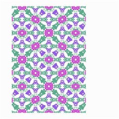 Multicolor Ornate Check Small Garden Flag (two Sides) by dflcprints