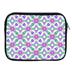 Multicolor Ornate Check Apple Ipad 2/3/4 Zipper Cases by dflcprints