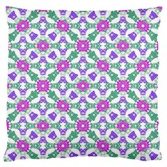 Multicolor Ornate Check Standard Flano Cushion Case (one Side) by dflcprints