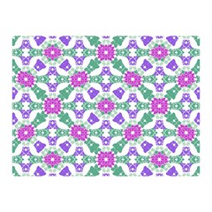 Multicolor Ornate Check Double Sided Flano Blanket (mini)  by dflcprints