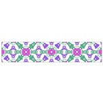 Multicolor Ornate Check Flano Scarf (Small) Back