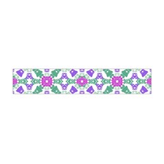 Multicolor Ornate Check Flano Scarf (mini) by dflcprints