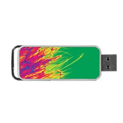 Fire Portable Usb Flash (one Side) by Valentinaart