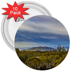 Patagonian Lanscape Scene, Santa Cruz, Argentina 3  Buttons (10 Pack)  by dflcprints