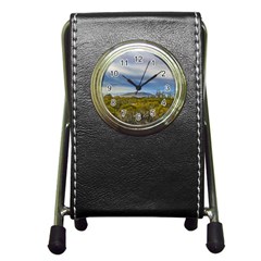 Patagonian Lanscape Scene, Santa Cruz, Argentina Pen Holder Desk Clocks by dflcprints