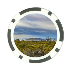 Patagonian Lanscape Scene, Santa Cruz, Argentina Poker Chip Card Guard by dflcprints