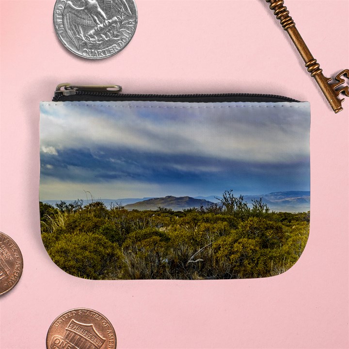 Patagonian Lanscape Scene, Santa Cruz, Argentina Mini Coin Purses