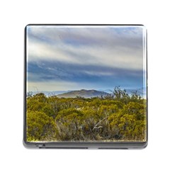 Patagonian Lanscape Scene, Santa Cruz, Argentina Memory Card Reader (square) by dflcprints