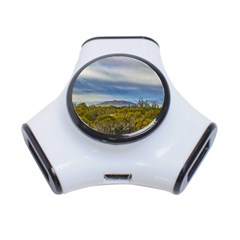 Patagonian Lanscape Scene, Santa Cruz, Argentina 3-port Usb Hub by dflcprints