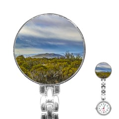 Patagonian Lanscape Scene, Santa Cruz, Argentina Stainless Steel Nurses Watch by dflcprints