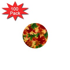 Autumn Leaves 1  Mini Magnets (100 pack) 