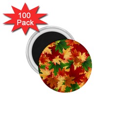 Autumn Leaves 1.75  Magnets (100 pack) 