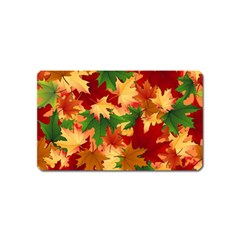 Autumn Leaves Magnet (Name Card)