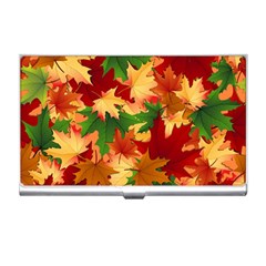 Autumn Leaves Business Card Holders