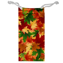 Autumn Leaves Jewelry Bag