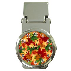 Autumn Leaves Money Clip Watches