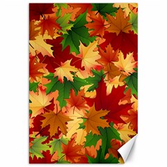 Autumn Leaves Canvas 20  x 30  